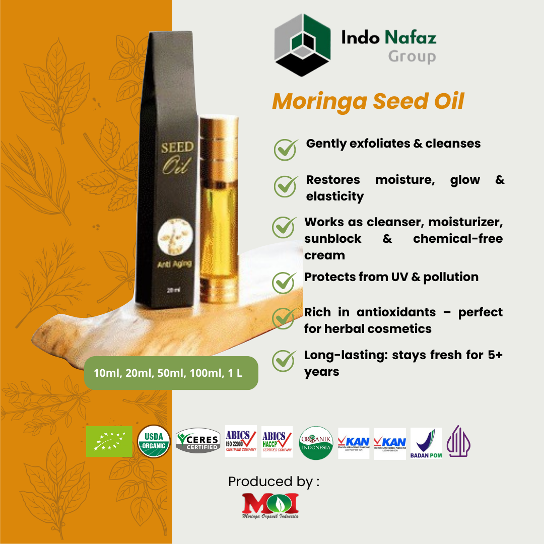 (Moringa Seed Oil) Nature’s Ultimate Skin & Hair Elixir
